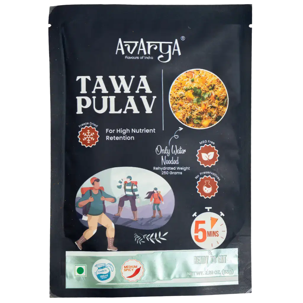 Dehydrated Tawa Pulav - Tawa Pulao Packed Travel Food-01