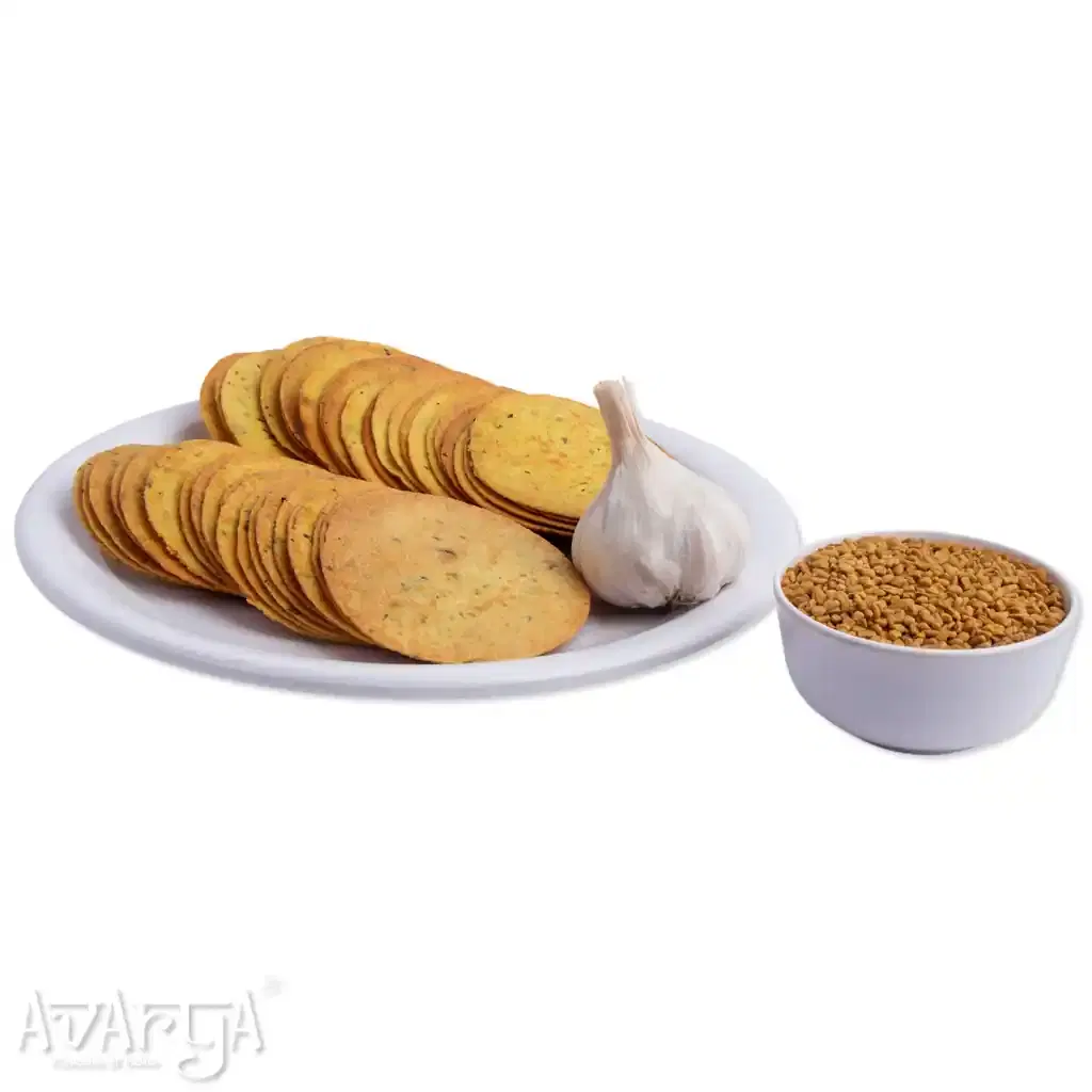 Methi Garlic Coin Khakhra - Methi Lasun Coin Khakra-01